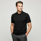 Camiseta de hombre de secado rápido con cuello tipo solapa y manga cort