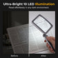 Lupa de mano plegable con luz para leer