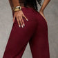 🌺💐 Pantalones de traje acampanados elegantes para mujer