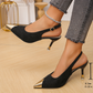 🔥 Oferta por tiempo limitado — 🏆 Tacones tipo gatito con punta puntiaguda y puntera de metal✨—Elegantes y cómodos para cualquier ocasión