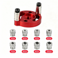 🛠️ ¡OFERTA POR TIEMPO LIMITADO 50% DE DESCUENTO! 📏 Kit de Plantilla para Espigas Autocentrantes de Carpintería – Precisión Total, Aleación de Aluminio, Casquillos de Acero y Ajustable ✨