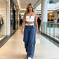📢📢¡¡50 % DE DESCUENTO!! ⏰Pantalones de cintura alta y pierna ancha para mujer