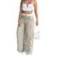 📢📢¡¡50 % DE DESCUENTO!! ⏰Pantalones de cintura alta y pierna ancha para mujer