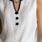 👚👖 Conjunto de dos piezas con cuello en V y perneras anchas