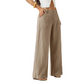 🔥ÚLTIMO DÍA: 50 % DE DESCUENTO ☀️🛍️ Pantalones palazzo ligeros de algodón y lino, estilo clásico, para mujer