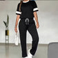👖 ¡50 % DE DESCUENTO! 🌸 Conjunto de pantalones cómodos para mujer con cordón: cómodos, elásticos y perfectos para estar en casa y el tiempo libre 🏠
