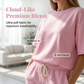 Conjunto Casual para Dama de Blusa Manga Corta y Pantalón