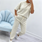 Conjunto Casual para Dama de Blusa Manga Corta y Pantalón