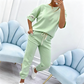 Conjunto Casual para Dama de Blusa Manga Corta y Pantalón