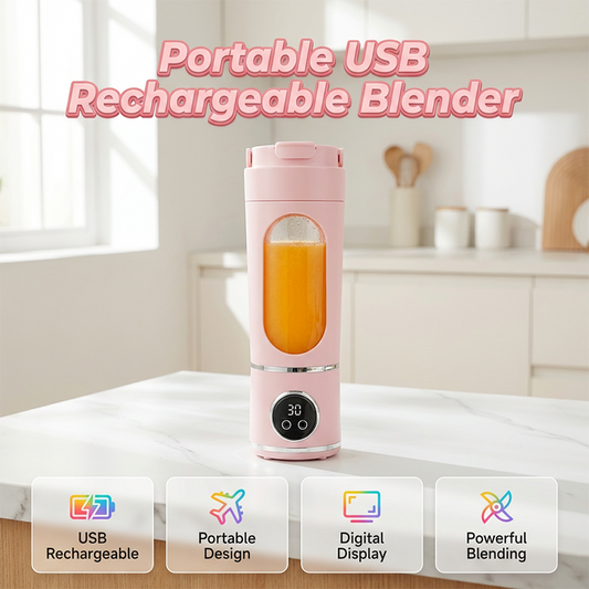 💥Oferta por tiempo limitado: batidora portátil recargable por USB
