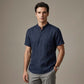 💥Oferta especial de novedades 2026: Camiseta Henley de manga corta para hombre en mezcla de lino