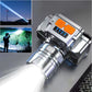 Linterna Frontal LED Potente para Pesca y Exteriores, Recargable y Resistente al Agua