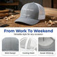 🧢 ¡AHORA CON UN 50 % DE DESCUENTO!🔥 Gorra de trabajo para exterior transpirable – Parte trasera de malla y cierre ajustable – Bordado «Living on that Dollar» – Gorra tipo trucker con protección solar