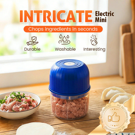 Mini Picadora Eléctrica de Alimentos Eficiente e Inalámbrica