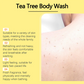 Gel de ducha hidratante con árbol de té