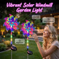 🌈Luz de jardín con molinete arcoíris alimentada por energía solar