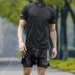 💥Novedades y ofertas especiales: conjunto deportivo de hombre con camiseta de manga corta refrescante y pantalones cortos