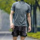 💥Novedades y ofertas especiales: conjunto deportivo de hombre con camiseta de manga corta refrescante y pantalones cortos