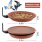 Comedero colgante para pájaros con un diseño original