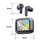 Auriculares inalámbricos Bluetooth sin latencia con pantalla multifuncional
