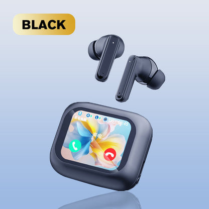 Auriculares inalámbricos Bluetooth sin latencia con pantalla multifuncional