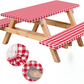 Funda impermeable para mesa de picnic de 1,8 m - Juego de 3 unidades