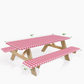 Funda impermeable para mesa de picnic de 1,8 m - Juego de 3 unidades