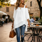 🔥Oferta por tiempo limitado: 50 % de descuento en una blusa informal asimétrica de corte holgado para mujer