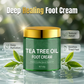Crema para pies con aceite de árbol de té para pies secos y agrietados