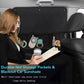 Cortinas para las ventanillas del coche con bolsillos portaobjetos