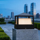 Lámpara de poste minimalista para exteriores, ideal para patios