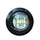 Luz de posición lateral LED redonda para camiones y autobuses
