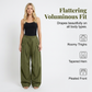 👖 ¡AHORRA UN 50 % AHORA MISMO! 🏆 Pantalones acampanados plisados y amplios: fluidos, elegantes y de pierna ancha, ideales para un look veraniego chic o una ocasión formal ✨