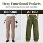 👖 ¡AHORRA UN 50 % AHORA MISMO! 🏆 Pantalones acampanados plisados y amplios: fluidos, elegantes y de pierna ancha, ideales para un look veraniego chic o una ocasión formal ✨