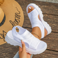 Sandalias de plataforma para mujer de malla transpirable