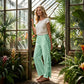 Pantalones informales lisos con lazo decorativo