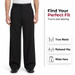 Pantalones de traje de pata ancha de ajuste clásico para hombres