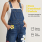 🌸👖Cómodos y desenfadados monos de denim con estampado floral para el verano