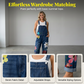🌸👖Cómodos y desenfadados monos de denim con estampado floral para el verano