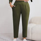 Pantalones ajustados con bolsillos para mujer de tallas grandes