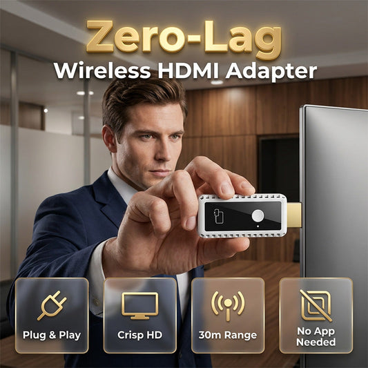 Adaptador de pantalla inalámbrico portátil «plug-and-play»