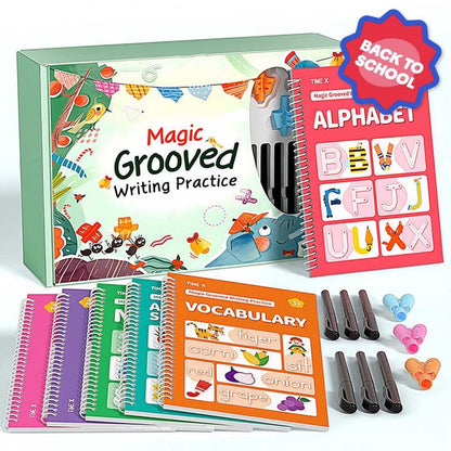Set de práctica de escritura «Magic Grooved Copybook»