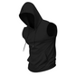 🔥 Camiseta sin mangas con capucha💧 Transpirante · De secado rápido y resistente a la fricción🧢 Capucha que protege del sol y del viento · 🏋️ Ideal para entrenamiento de fuerza, correr y el tiempo libre