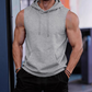 🔥 Camiseta sin mangas con capucha💧 Transpirante · De secado rápido y resistente a la fricción🧢 Capucha que protege del sol y del viento · 🏋️ Ideal para entrenamiento de fuerza, correr y el tiempo libre