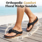 🌷Sandalias de tiras con estampado floral y soporte para el arco para mujer 🌸 Ligeras, elegantes e increíblemente cómodas