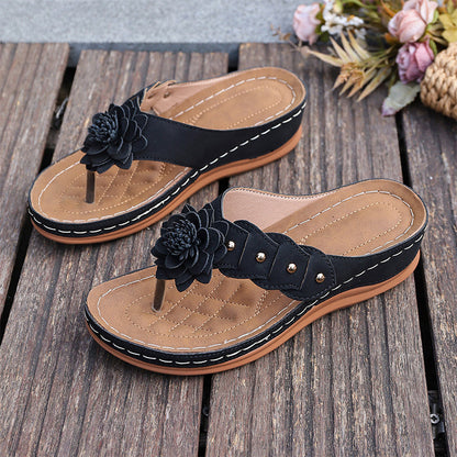 🌷Sandalias de tiras con estampado floral y soporte para el arco para mujer 🌸 Ligeras, elegantes e increíblemente cómodas