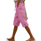 Pantalones cortos informales de mujer con detalle de botones