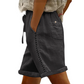 🌺Pantalones cortos informales para mujer con cordón y adornos de encaje