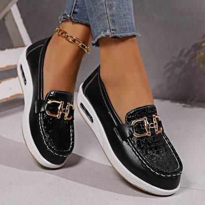 🔥 A mitad de precio 👟 Cómodos zapatos de mujer con suela gruesa 💫 Fáciles de poner, tacto suave y estilo escandinavo moderno 🌿