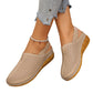 Sandalias de cuña con talón abierto y perforaciones para mujerY